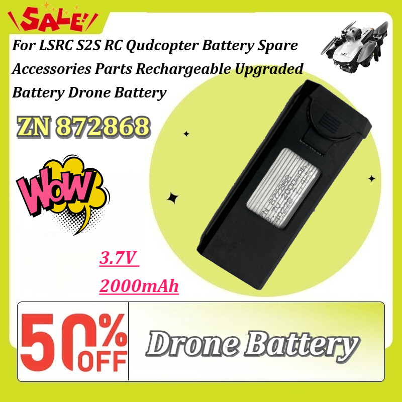 New ZN872868 3.7V 2000mAh for  - огляд і ціна Eachine Drone E58