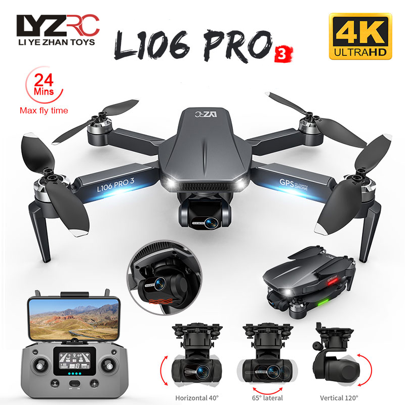 L106 Pro 3 Drone 5G WIFI FPV F - огляд і ціна Fpv Drone Charger