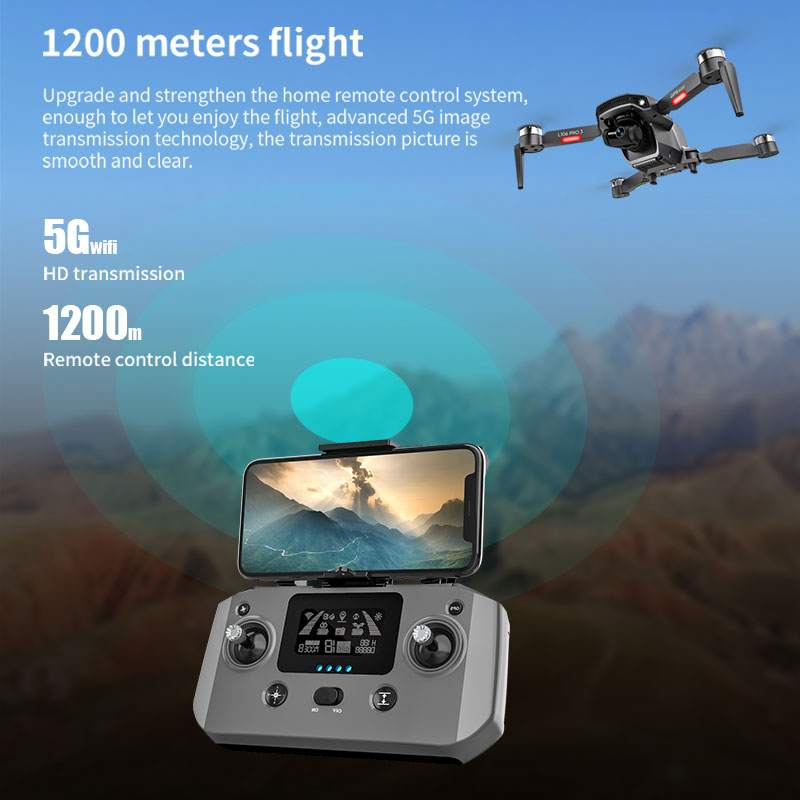 L106 Pro 3 Drone 5G WIFI FPV F - огляд і ціна Fpv Drone Charger